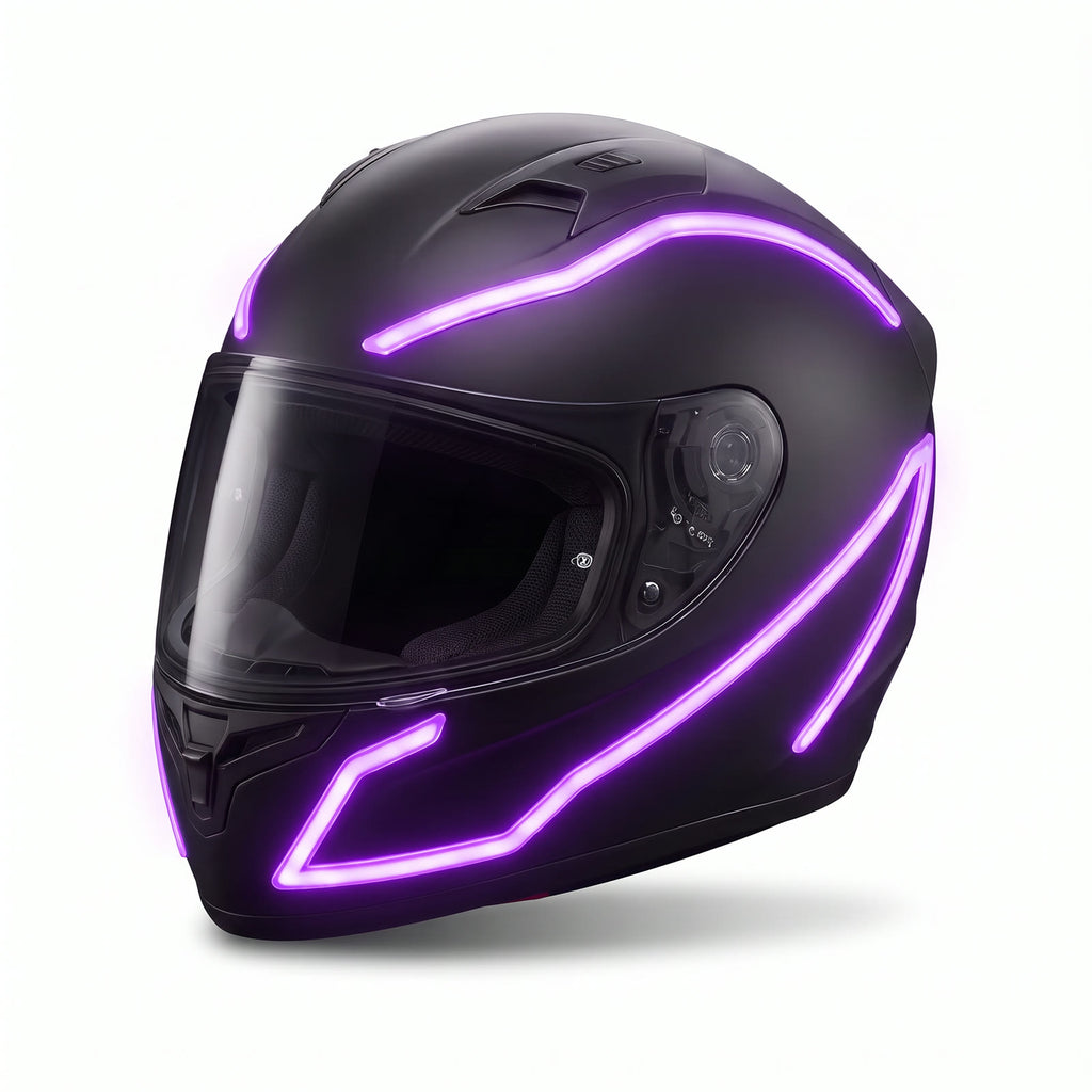 Neon Rider LED Helmet Light Strips (2-Pack)